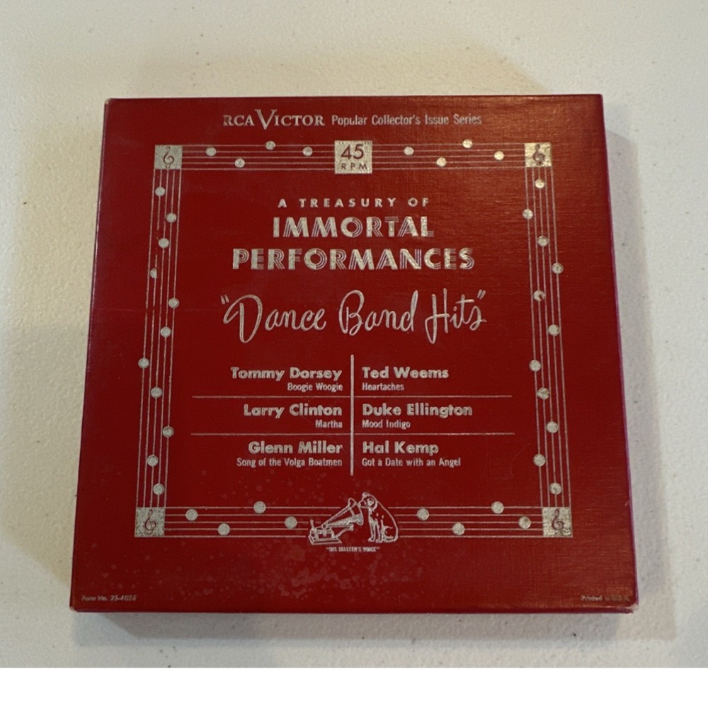 RCA Victor Dance Band Hits A Treasury of Immortal Performances 45 RPM Box Set